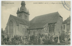 La Bretagne  Saint-Meen (I.-et-V.). - L'Eglise et le Cimetière.