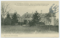 437. - St-Sauveur-des-Landes. - Château de Chaudeboeuf (côté Sud), fut érigé en Chatellenie en 1595 pour René Pinel, passa vers 1680 aux Porée 