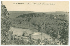 Carte postale ancienne 701 - St-Senoux (I.-et-V.) - Les Rives de la Vilaine à la Molière.
                                                                     à Saint-Senoux
                                