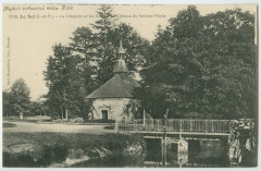 2198. Le Sel-de-Bretagne (I.-et-V.) - La Chapelle et les Douves du Château du Sel-des-Monts.