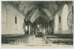 1622. Sougéal (I.-et-V.) - Intérieur de l'Eglise