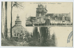 130. Le Tiercent (I.-et-V.) - Le Presbytère. - L'Eglise -
													35 Ille et Vilaine
												