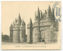 Vitré -  le châtelet et la  tour St Laurent.