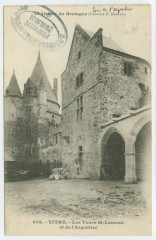 802.  Vitré.- Les tours St Laurent et de l'argentier.