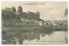 467. Vitré   - La vilaine sous le château.
