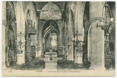 Vitre - Intérieur de l'Eglise Notre-Dame