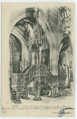 Vitre - Chaire de l' Eglise Notre-Dame