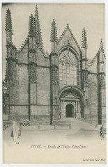 Vitre - Façade de l'Eglise Notre-Dame -
													35 Ille et Vilaine
												