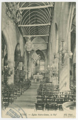 Vitre - Eglise Notre-Dame, la Nef