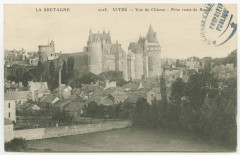 La Bretagne - 2028.- Vitre - Vue du Château. Prise route de Rennes.