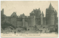 1723. Vitre (I.-et-V.) -Le Château, façade sud-ouest.