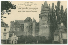 4. Vitre (I.-et-V.) -Le Château (XIe, Xiii et XVIe siècles). Façade sud. Ce Château historique soutint de nombreux sièges, notamment contre les A