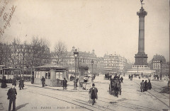 Place de la Bastille à Paris 12e