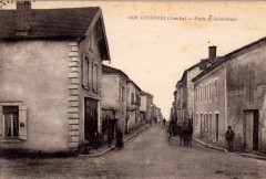 Coudures (Landes) - route de Saint-Sever