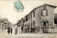 Castets (Landes) - rue de la Mairie