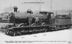 Ff 13 - Les Locomotives Belges (Etat) - Machine No 2845, Type 30