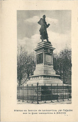 Souvenirs de Lamartine-statue de Macon-01