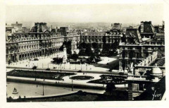 Paris, En Flanant, 28 Perspective sur le Palais du Louvre (Paris, strolling, Perspective on the... (NBY 10459)