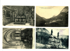 Isère Grande Chartreuse Couvent lot de 4 cartes