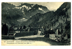 Isère Couvent de la Grande Chartreuse Vue générale et Som