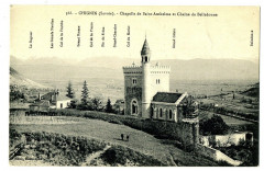 Savoie Cignin Chapelle de Saint-Anthelme et Chaîne de Belledonne