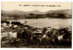 Corse Ajaccio Le Fond du Golfe et les Montagnes à Ajaccio