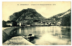 Isère Grenoble L'Isère et le Casque de Néron à Grenoble