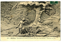 Loiret Orléans Bas relief par Vital-DubrayJeanne d'Arc Domrémy les voix -
																					45100 Orléans
																			