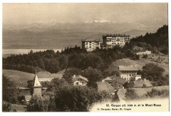 Haute Savoie Saint-Cergue et le Mont-Blanc
