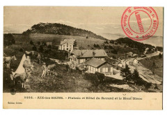 Savoie Aix-les-bains Plateau et Hôtel du Revard et Mont-Blanc à Aix-les-Bains