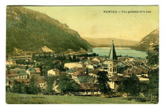 Ain Nantua Vue générale et le lac à Nantua