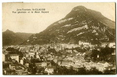 Jura Saint-Claude vue générale et Mont Bayard à Saint-Claude