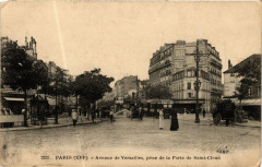 Avenue de Versailles, prise de la Porte de Saint-Cloud à Paris 16e
