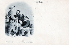 Berck Pecheurs (dos non divisé) Travail De La Mer à Berck