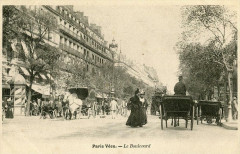 Paris Vecu Le Boulevard (dos non divisé) à Paris