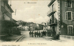 Bellegarde La Douane Au Pont De Coupy ( cpa animée pas courante