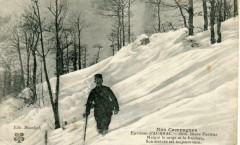 Nos Campagnes Environs D'Aubrac Brave Facteur Malgre La Neige Et La Froid -
													12 Aveyron
												
