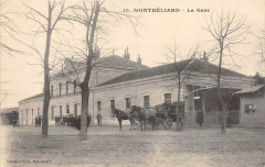 Montbeliard La Gare (cliché pas courant à Montbéliard