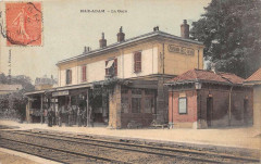 Isle Adam La Gare (cliché colorisé
