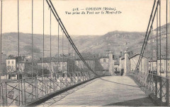 Couzon Vue Prise Du Pont Sur Le Mont D'Or -
													69 Rhône
												