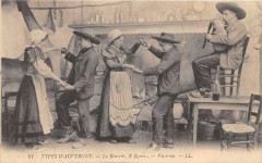 Types D´AUVERGNE La Bourree 3e Figure Vis A Vis