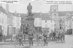 Saint Die Pendant L'Occupation Les Premiers Cyclistes Jules Ferry