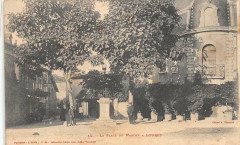 La Place Du Marche A Loures (dos non divisé)