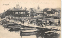Creil Le Pont De Bateaux à Creil