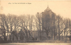 La Tour De Saint-Tugen Et Eglise