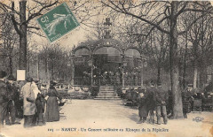 Nancy Un Concert Militaire Au Kiosque à Nancy