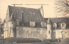 Chateaurenault Le Chateau Avant L'Incendie Du Fevrier 1907