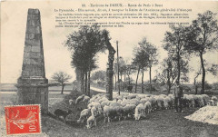 Route de Paris à Brest - La Pyramide à Vert-en-Drouais