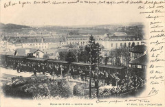 Saint Cyr Sortie Galette (dos non divisé) Train En Gare