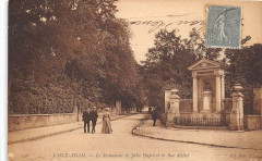 L´ISLE Adam Le Monument De Jules Dupre Et Rue Mellet